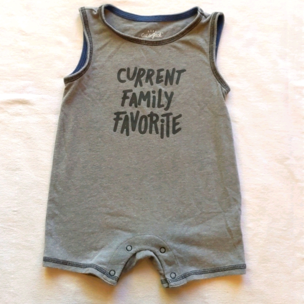 CAT AND JACK CHILDREN'S ROMPER 3-6M
